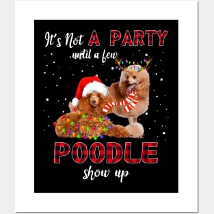 It's Not A Party With A Jew Poodle Show Up Funny Gift Posters and Art